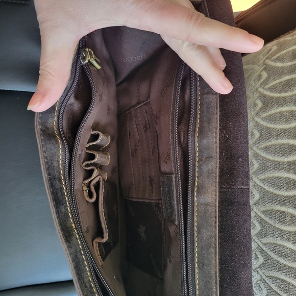 Visconti Leather Messenger Bag - Picture 8 of 8